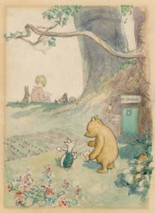 Christopher Robin at the Enchanted Place, E.H. Shepard, 1928