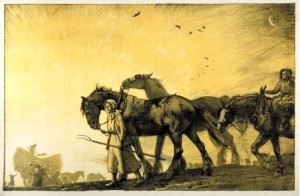 Harvest, by Joseph Walter West, 1916