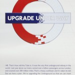 Upgrade underway, by Jonathan Tobin and agency Me Company, 2011